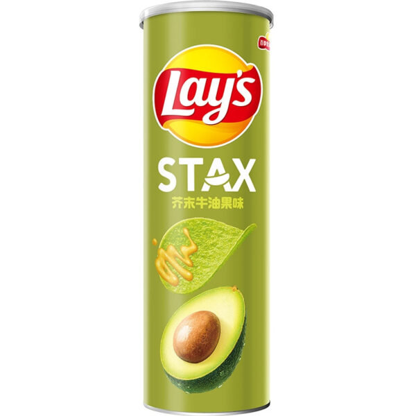 Lays Stax mustard avocado