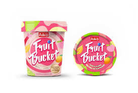 Fruit bucket ice cream