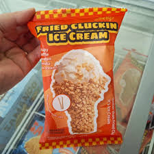 Fried cluckin ice cream