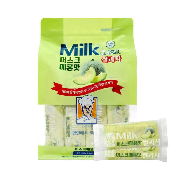 Milk classic rice cakes melon flavor
