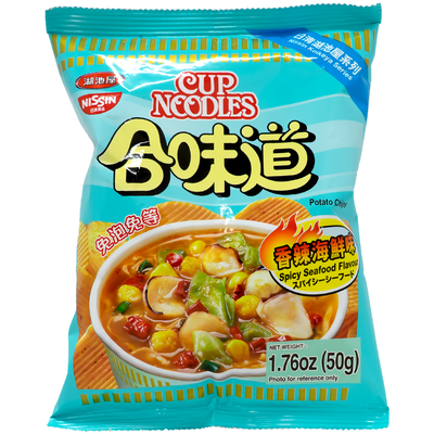 Nissin Cup Noodles Spicy Seafood Flavor Chips