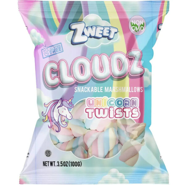 Cloudz Unicorn Twists Snackable Marshmellows