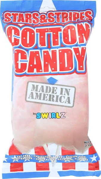 Swirls Stars $ Stripes Cotton Candy