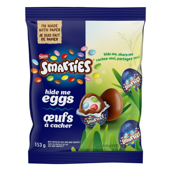 Smarties hide-me eggs