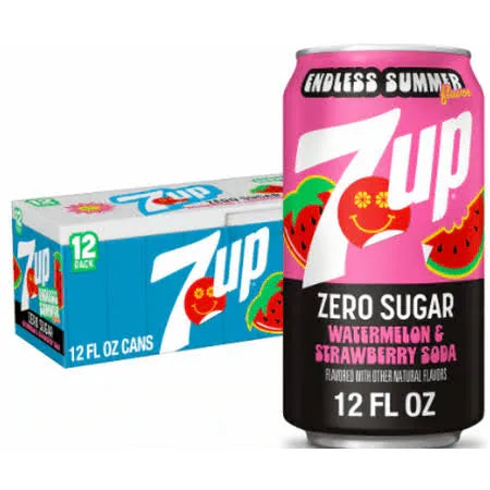 7-Up Zero Sugar Watermelon Strawberry