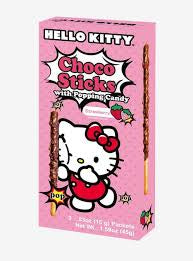 Hello Kitty Strawberry Choco Sticks With Popping Candy