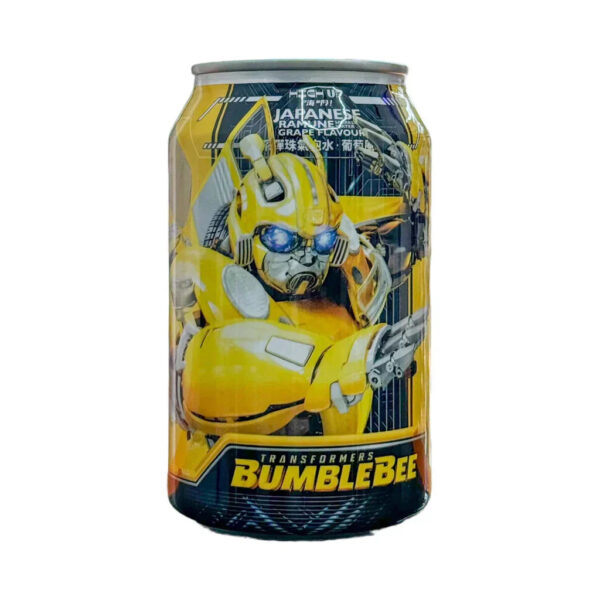 Transformers BumbleBee Ramune Soda Grape Flavor 330ml