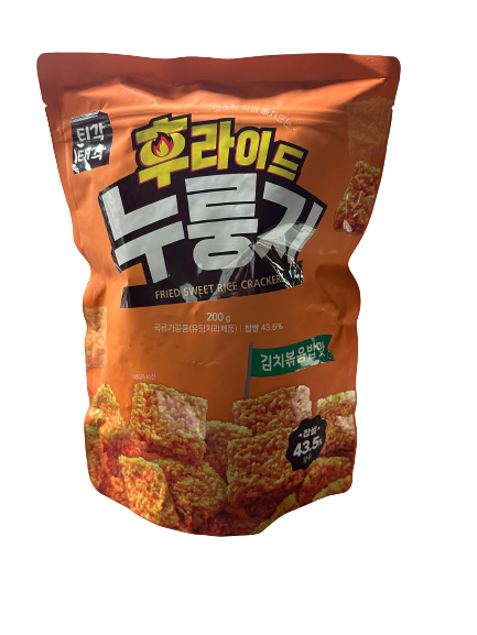 Gangwon Fried Sweet Rice Crackers (Kimchi Flavor)