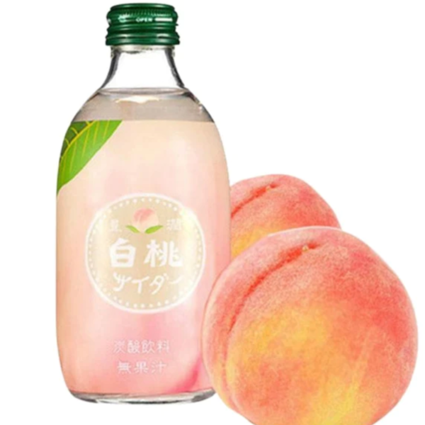Tomomasu Japanese Soda - Peach Cider