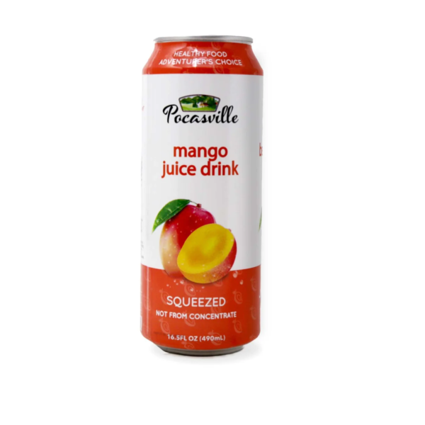 Pocasville Fruit Juices, Mango, 16.5 Fluid Ounce