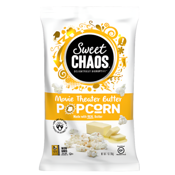 Sweet chaos movie theater butter popcorn