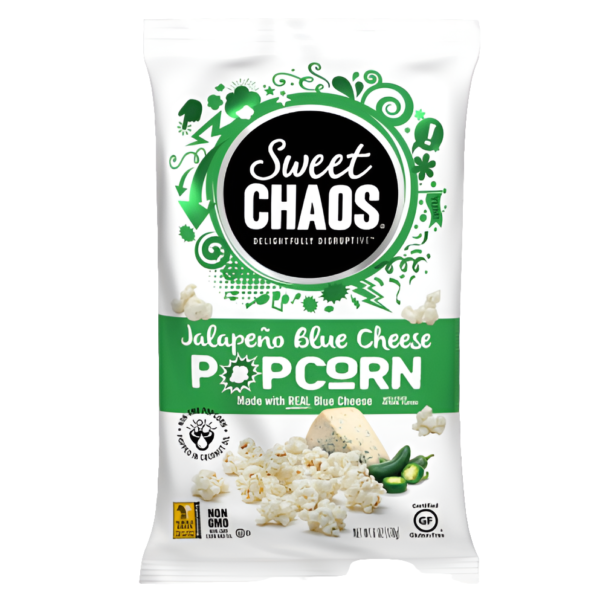 Sweet chaos jalapeno blue cheese popcorn