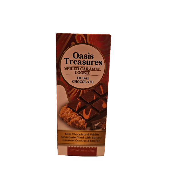 Oasis treasures Dubai chocolate Spiced Caramel Cookie