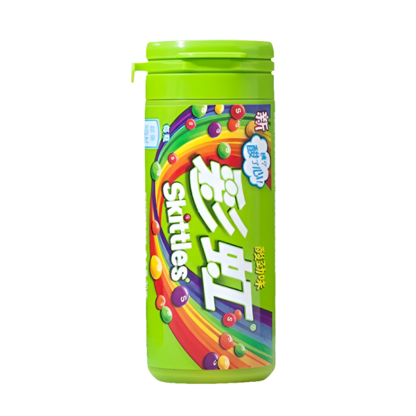 Skittles Sour Green Flavour tubes