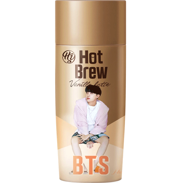 BTS Hot Brew Vanilla Latte