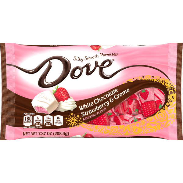 Dove White Chocolate Strawberry & Creme