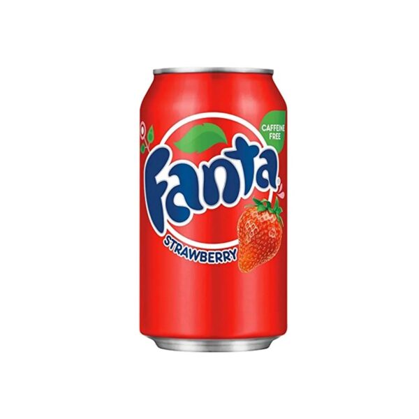 Fanta Strawberry Soda Can