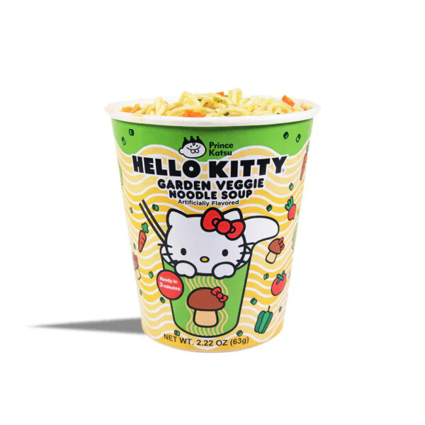 Hello Kitty Garden Veggie Noodles Soup