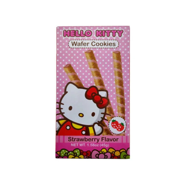 Hello Kitty Wafer Cookies Strawberry Flavor