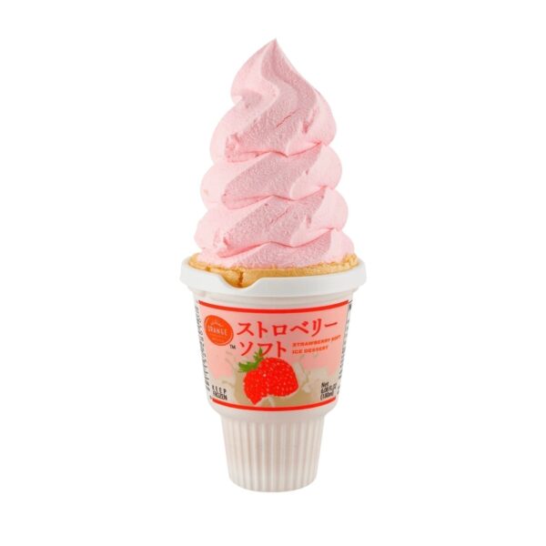 Strawberry Soft Ice Cream by Orange