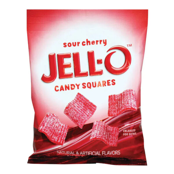 Jell-O Sour Cherry Candy
