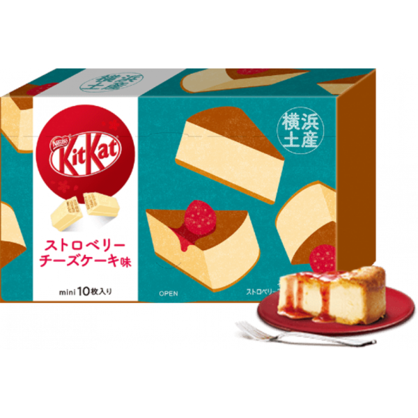 Kit Kat Strawberry Cheesecake