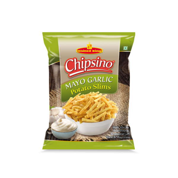 United King Chipsino Mayo Garlic Potato Slims