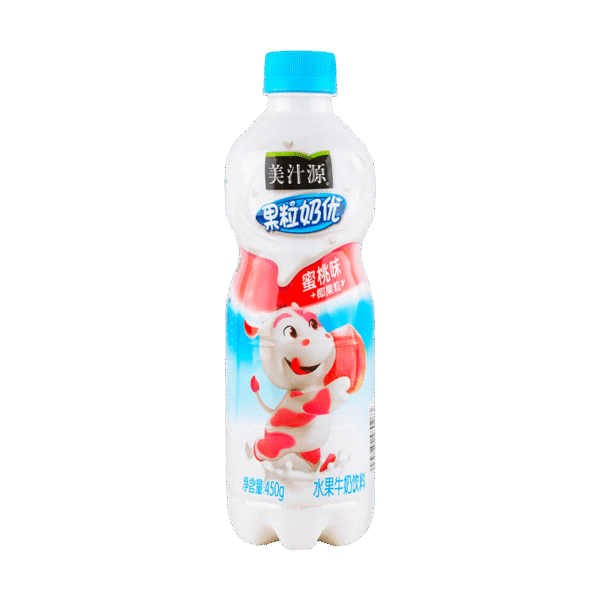 Minute Maid Delicious Peach Flavored Milk with Coconut Bits