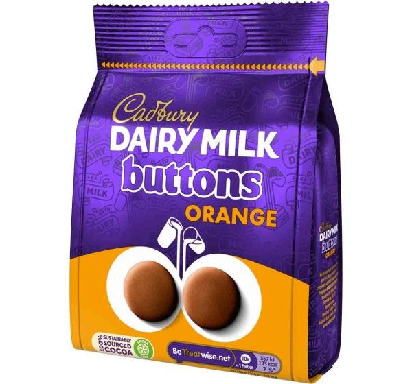 Cadbury Dairy Milk Orange Buttons