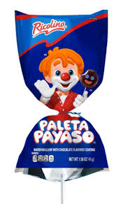 PALETO PAYASO marshmallow with chocolate coating
