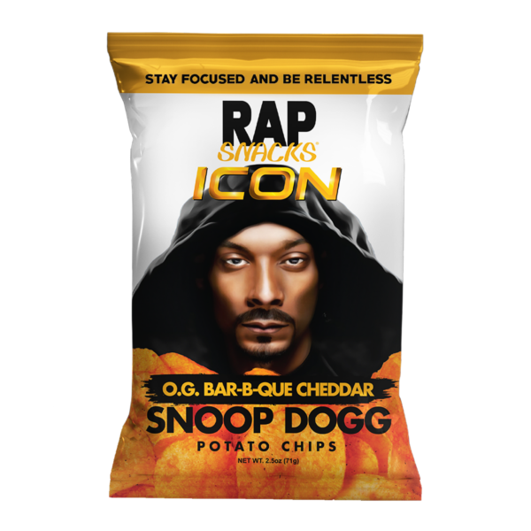 Rap Snacks Icon Snoop Dogg O.G BBQ Cheddar