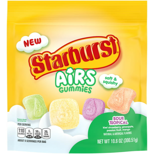 Starburst Airs Gummies Sour & Tropical
