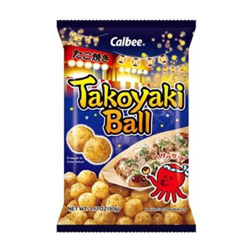 Calbee Takoyaki Balls Crunchy Seafood Snack