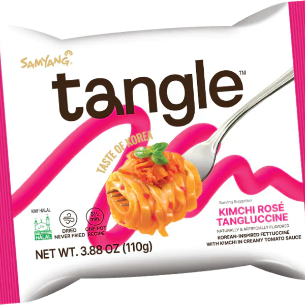 Samyang Tangle Kimchi Rose Ramen