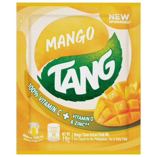 Tang Mango Flavored Juice Powder Drink Mix