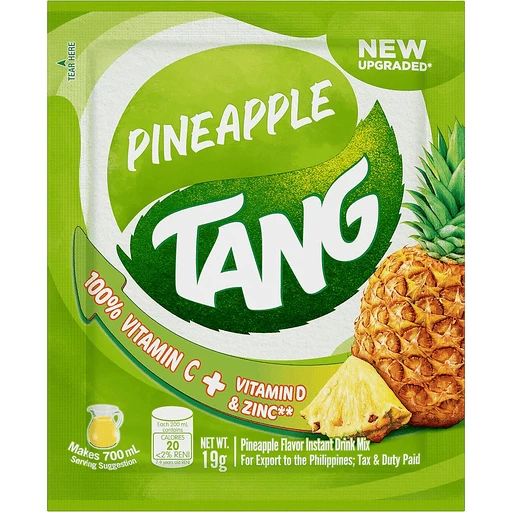 Tang Pineapple Flavored Juice Powder Drink Mix