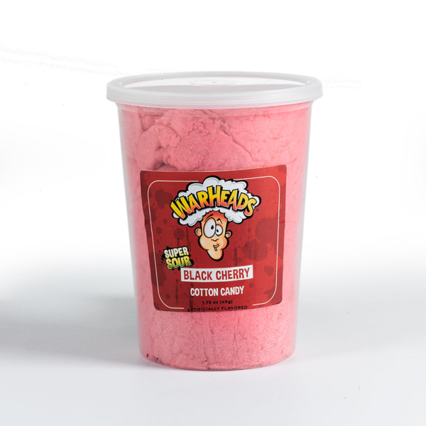 Warheads Black Cherry Cotton Candy