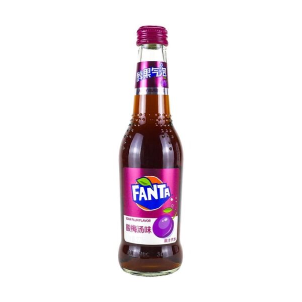 Fanta Sour Plum Flavor 275mL Glass (China)