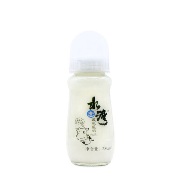 SLW Yogurt Drink Original 280ml Glass Bottle