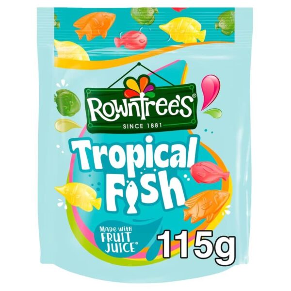Rowntree's Tropical Fish Pouch 115g (UK)