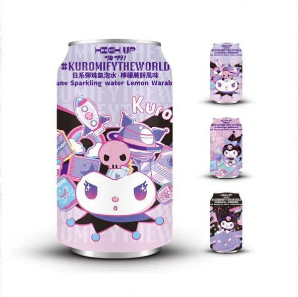 Kuromi Ramune Lemon Warabi Mochi Flavor 330ml (Japan)