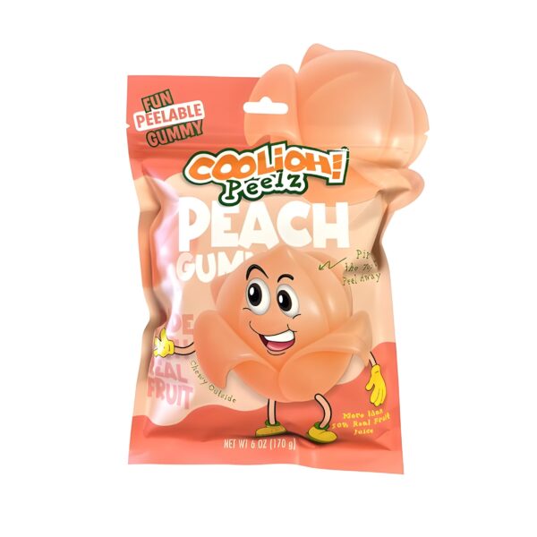 Coolioh Peelz Peach Peelable Gummy 170g (China)