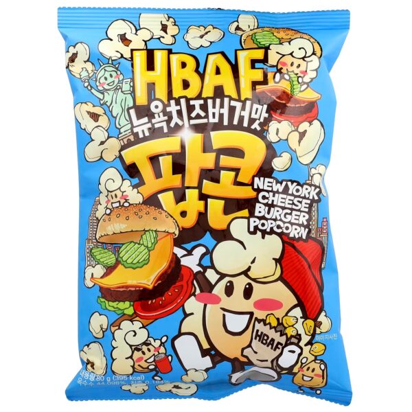 HBAF- New York Cheeseburger Popcorn 80g (Korea)