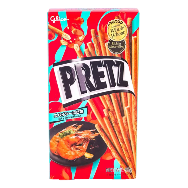 Glico Pretz Mild Spicy Shrimp Flavor 65g (China)