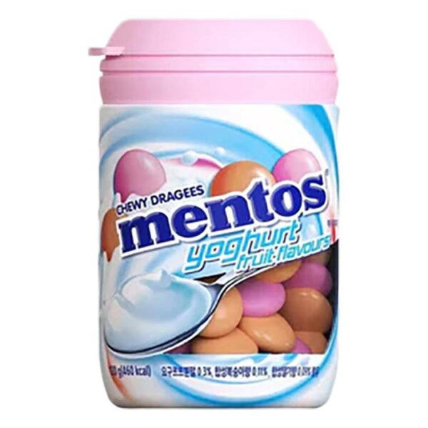 Mentos Dragees Yogurt Fruit Flavor 120g (Korea)