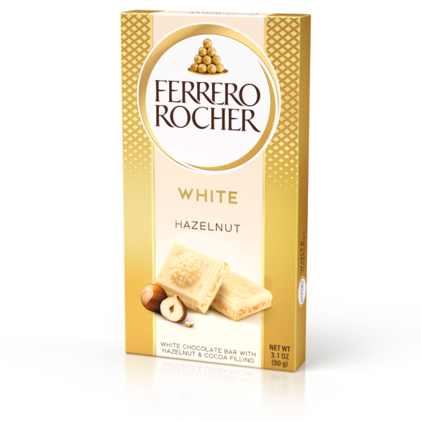 Ferrero Rocher White Hazelnut Tablet - 90g
