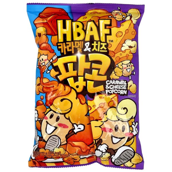 HBAF Caramel & Cheese Popcorn 80g (Korea)