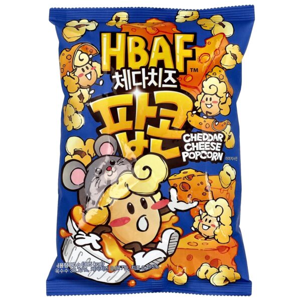 HBAF Cheddar Cheese Popcorn 80g (Korea)