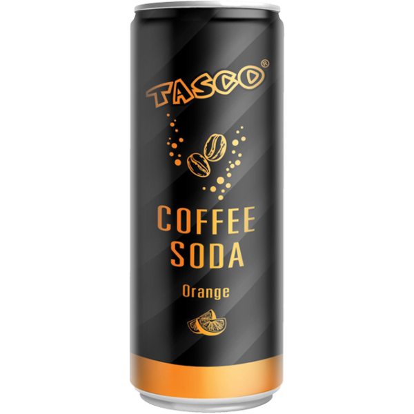 Tasco Coffee Soda Orange Flavor 180ml (Thailand)