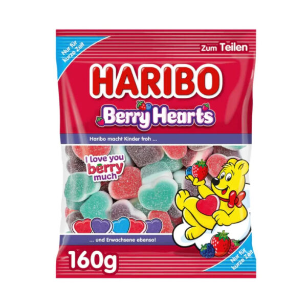 Haribo Berry Hearts 160g (Germany)